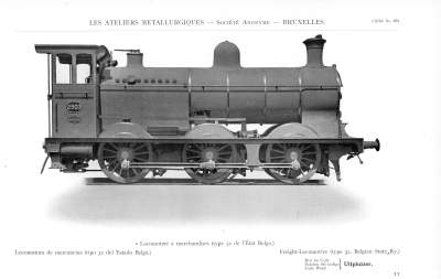<b>Locomotive à marchandises (type 32 de l'Etat Belge</b>